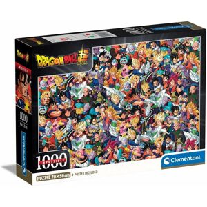 Quebra-Cabeça Clementoni Dragon Ball 1000 pçs - Jogo de encaixe Quebra-Cabeça Clementoni Dragon Ball 1000 pçs - Jogo de encaixe