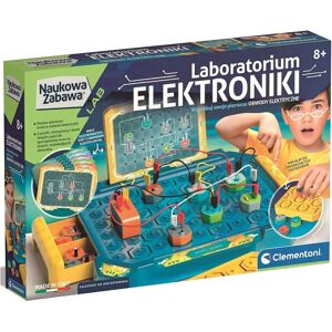 Laboratorium Elektroniki Naukowej Clementoni - Zabawka edukacyjna dla dzieci Laboratorium Elektroniki Naukowej Clementoni - Zabawka edukacyjna dla dzieci