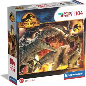 Clementoni 80512 Supercolor Jurassic World Dominion - 104 Pieces Jigsaw Puzzle for Kids Clementoni 80512 Supercolor Jurassic World Dominion - 104 Pieces Jigsaw Puzzle for Kids
