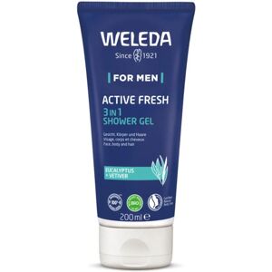 Gel douche et shampoing actif pour hommes Weleda - Publicité Gel douche et shampoing actif pour hommes Weleda - Publicité