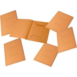 Pigna Eco 3-Flap File Folders - A4 180g/m² Orange Pack of 50 Pigna Eco 3-Flap File Folders - A4 180g/m² Orange Pack of 50