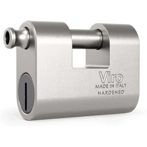 VIRO - Candado monoblock de acero con cilindro europeo - 87 mm VIRO - Candado monoblock de acero con cilindro europeo - 87 mm