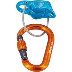 CAMP Più 2.0 Belay Kit - Belay Kit, Light Blue, Double Grooves CAMP Più 2.0 Belay Kit - Belay Kit, Light Blue, Double Grooves