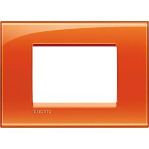 Bticino Livinglight - Wall Plate 3 Modules - Orange Bticino Livinglight - Wall Plate 3 Modules - Orange