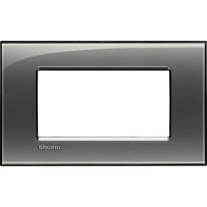 Legrand LNA4804KF - Wandplaat - Fumé - 4 Modules - Schakelaar afdekking Legrand LNA4804KF - Wandplaat - Fumé - 4 Modules - Schakelaar afdekking