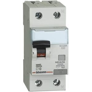 B-ticino GN8813AC10 Disjoncteur différentiel thermomagnétique - 1P+N, 10A, 30mA, Type AC - Publicité B-ticino GN8813AC10 Disjoncteur différentiel thermomagnétique - 1P+N, 10A, 30mA, Type AC - Publicité