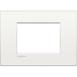 Legrand Wall Plate - 3 Modules - Metal - White - Switch Cover Legrand Wall Plate - 3 Modules - Metal - White - Switch Cover