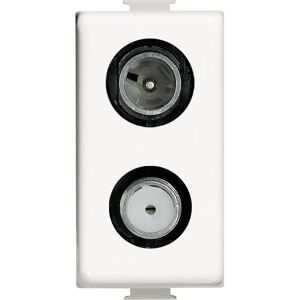 B-Ticino Bticino Matix - TV & Satellit Koaxialsteckdose 1m Weiß AM5214D B-Ticino Bticino Matix - TV & Satellit Koaxialsteckdose 1m Weiß AM5214D