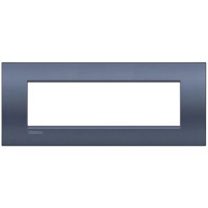 Bticino LNC4807BM Wall Plate - 7 Modules - Blue Moon - Switch Cover Bticino LNC4807BM Wall Plate - 7 Modules - Blue Moon - Switch Cover