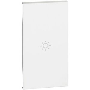Couvercle lumineux blanc B-Ticino KW01M2A - 2 Modules - Publicité Couvercle lumineux blanc B-Ticino KW01M2A - 2 Modules - Publicité
