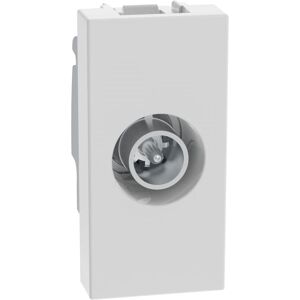 Bticino White MatixGo Coaxial TV Outlet - 1 Module Bticino White MatixGo Coaxial TV Outlet - 1 Module