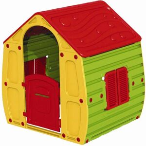Casa de juegos Mandelli - Casa infantil exterior en plástico duradero - 102x90x109 cm Casa de juegos Mandelli - Casa infantil exterior en plástico duradero - 102x90x109 cm