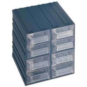 TERRY - Cajonera con portaetiquetas – Visión - Dimensiones: 20,8x22,2x20,8 cm - 8 cajones TERRY - Cajonera con portaetiquetas – Visión - Dimensiones: 20,8x22,2x20,8 cm - 8 cajones