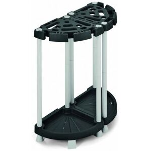 Support de rangement pour outils de jardin Progarden - Durable aluminium/PVC - Noir/gris - 73x37,5x77,5cm - Publicité Support de rangement pour outils de jardin Progarden - Durable aluminium/PVC - Noir/gris - 73x37,5x77,5cm - Publicité