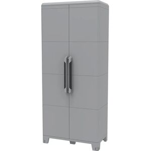 TERRY Graues Modular-Speicherschrank - 78x44x184cm - Innen/Außen TERRY Graues Modular-Speicherschrank - 78x44x184cm - Innen/Außen