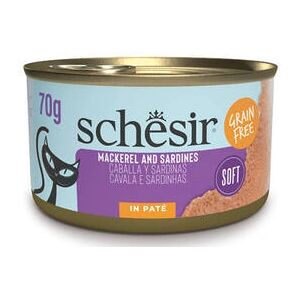 Schesir Marca Modelo - Comida húmeda suave de sardinas para gatos Schesir Marca Modelo - Comida húmeda suave de sardinas para gatos