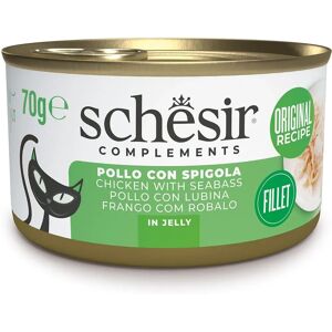 Schesir Kat Complements Multipack - Tonijn & Spigola Schesir Kat Complements Multipack - Tonijn & Spigola
