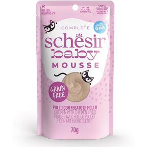 Schesir Baby Kitten Mousse de Pollo y Hígado - Comida para Gatos Schesir Baby Kitten Mousse de Pollo y Hígado - Comida para Gatos