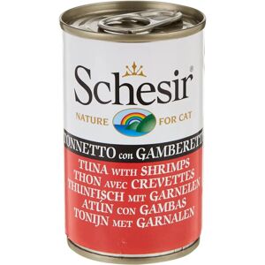 Nourriture humide Schesir Thon Crevettes - Pour chats - Publicité Nourriture humide Schesir Thon Crevettes - Pour chats - Publicité