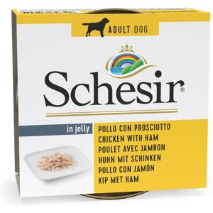 Schesir Weißes Gelee Huhn Schinken Nassfutter - 150 G Schesir Weißes Gelee Huhn Schinken Nassfutter - 150 G