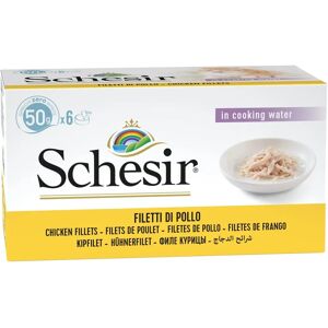 Nourriture pour Chat Schesir - Riz au Poulet Naturel Multipack 6x50g Nourriture pour Chat Schesir - Riz au Poulet Naturel Multipack 6x50g