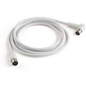 Cavo coassiale compatto Meliconi 2m Bianco - Cavo coassiale Cavo coassiale compatto Meliconi 2m Bianco - Cavo coassiale
