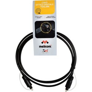Cavo audio Meliconi 497202 - 1,5m Toslink Nero Cavo audio Meliconi 497202 - 1,5m Toslink Nero