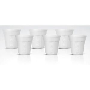 Bialetti Modell Y0TZ502 Set aus 6 weißen Espressotassen - Gläser Bialetti Modell Y0TZ502 Set aus 6 weißen Espressotassen - Gläser