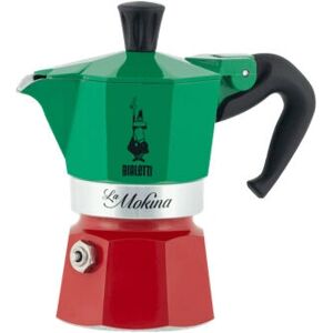 Bialetti Espressokocher Moka Express Italia (Kapazität/Durchmesser/Höhe: 1 Tasse/5,5 cm (Mokina)) Bialetti Espressokocher Moka Express Italia (Kapazität/Durchmesser/Höhe: 1 Tasse/5,5 cm (Mokina))