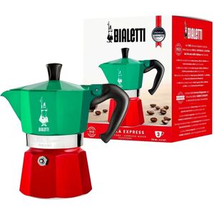 Bialetti Moka Express - 3 Cups - Tricolor Italy Collection - Moka pot Bialetti Moka Express - 3 Cups - Tricolor Italy Collection - Moka pot
