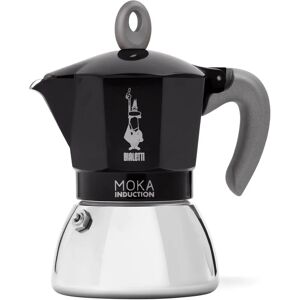 Cafetière Bialetti Moka Induction Noire (capacité : 6 tasses) - Publicité Cafetière Bialetti Moka Induction Noire (capacité : 6 tasses) - Publicité