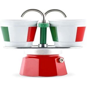 Bialetti Mini Italia 2 - Πολύχρωμο - Σετ καφέ εσπρέσο Bialetti Mini Italia 2 - Πολύχρωμο - Σετ καφέ εσπρέσο