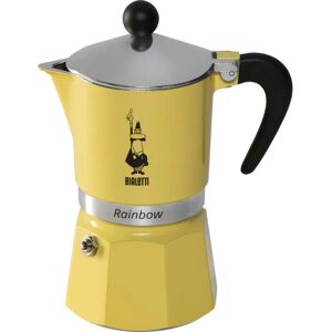 Bialetti Rainbow 3Tz Jaune - Cafetière Italienne - Publicité Bialetti Rainbow 3Tz Jaune - Cafetière Italienne - Publicité