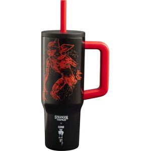 Bialetti Stranger Things Mug de Voyage - 900ml - Noir/Rouge - Publicité Bialetti Stranger Things Mug de Voyage - 900ml - Noir/Rouge - Publicité
