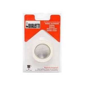Bialetti Washer and Filter Set 3 Cup Replacement Part Bialetti Washer and Filter Set 3 Cup Replacement Part