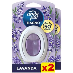 Désodorisant Lavande Ambi Pur pour Salle de Bain - Pack de 2 - Publicité Désodorisant Lavande Ambi Pur pour Salle de Bain - Pack de 2 - Publicité