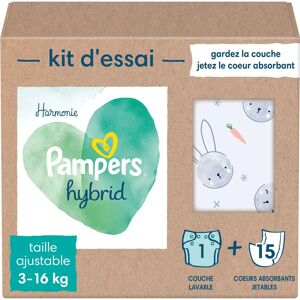 Pampers Harmonie Hybrid - Kit de couches - 3-16kg Pampers Harmonie Hybrid - Kit de couches - 3-16kg