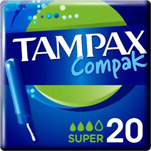 Tampons Tampax Compak Super - Pour Femmes - 20 Unités Tampons Tampax Compak Super - Pour Femmes - 20 Unités