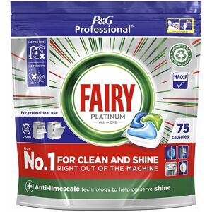 Fairy Professional Platinum Dishwasher Tablets - 75 capsules Fairy Professional Platinum Dishwasher Tablets - 75 capsules