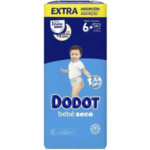 Pannolini Dodot Bebé Seco T6+ - Protezione Antifugas - Confezione 48 Pannolini Dodot Bebé Seco T6+ - Protezione Antifugas - Confezione 48