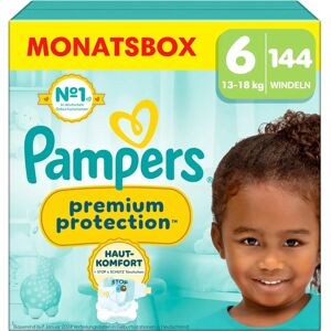 Pampers Windeln Monatsbox Größe 6 (13+ kg) - Premium Schutz Pampers Windeln Monatsbox Größe 6 (13+ kg) - Premium Schutz
