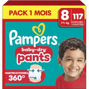 Pampers Größe 8 Baby-Dry Pants - Windeln, 117 St. Pampers Größe 8 Baby-Dry Pants - Windeln, 117 St.