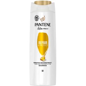 Shampoing Réparateur à la Kératine Pantene - Réparation & Brillance - Publicité Shampoing Réparateur à la Kératine Pantene - Réparation & Brillance - Publicité