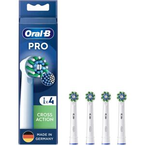 Oral-B CrossAction White Electric Toothbrush Heads - Pack of 4 Oral-B CrossAction White Electric Toothbrush Heads - Pack of 4