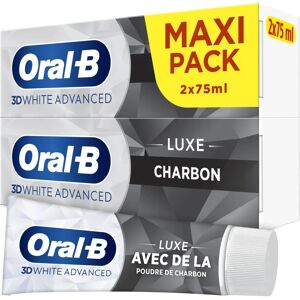 Oral-B 3D White Advanced Luxe Charbon Tandpasta - Bescherming tegen oppervlaktetrekken Oral-B 3D White Advanced Luxe Charbon Tandpasta - Bescherming tegen oppervlaktetrekken