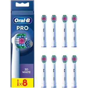 Tête de Brosse Électrique Oral-B Pro 3D White - Soies en X - Publicité Tête de Brosse Électrique Oral-B Pro 3D White - Soies en X - Publicité