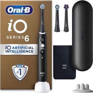 Oral-B iO6 Black Lava Electric Toothbrush - 2 Extra Refills Oral-B iO6 Black Lava Electric Toothbrush - 2 Extra Refills