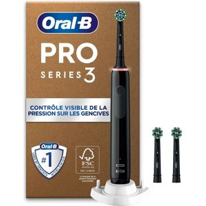 ORAL-B Pro 3 3000 Black SIOC - Brosse à dents électrique - Publicité ORAL-B Pro 3 3000 Black SIOC - Brosse à dents électrique - Publicité
