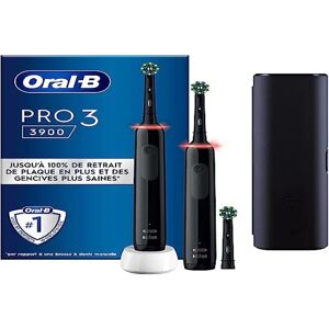 Brosse à dents électrique Oral-B Pro Series 3 Plus Edition Duo - Avec 6 têtes de rechange - Publicité Brosse à dents électrique Oral-B Pro Series 3 Plus Edition Duo - Avec 6 têtes de rechange - Publicité