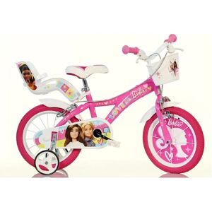 Dino Bikes Dino Barbie Rosa Kids Bike with Stabilisers - 14" Wheels Dino Bikes Dino Barbie Rosa Kids Bike with Stabilisers - 14" Wheels